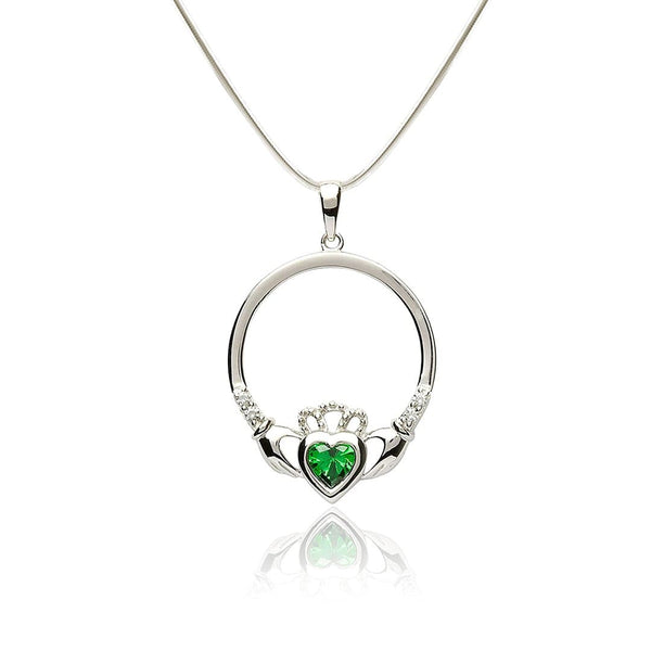 Classic Claddagh™ 18K White Gold Pendant