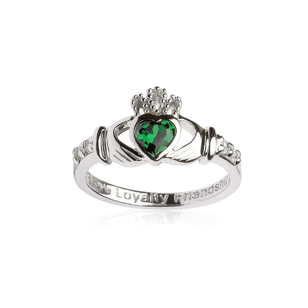 Classic Claddagh™ 18K White Gold Ring