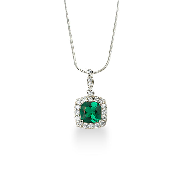 Luck of the Irish™ 18K White Gold Pendant