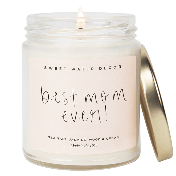 Best Mom Ever! Soy Candle - Clear Jar - 9 oz