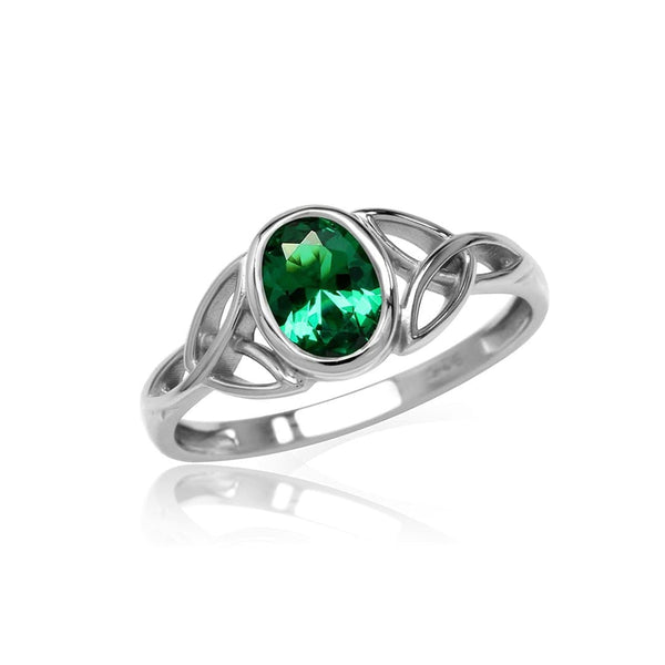 Celtic Magic™ 18K White Gold Ring