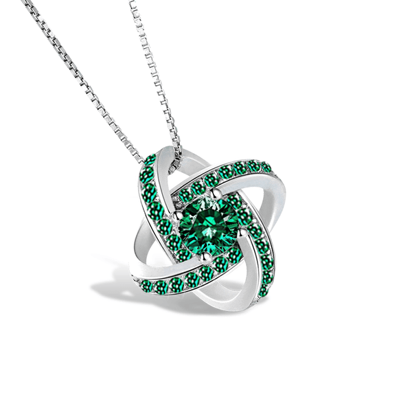 Celtic Knot™ 18K Emerald Pendant