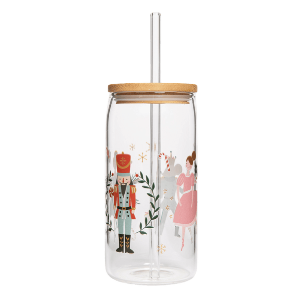 Nutcracker Can Glass - 17 oz