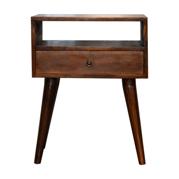 Modern Chestnut Solid Wood nightstand