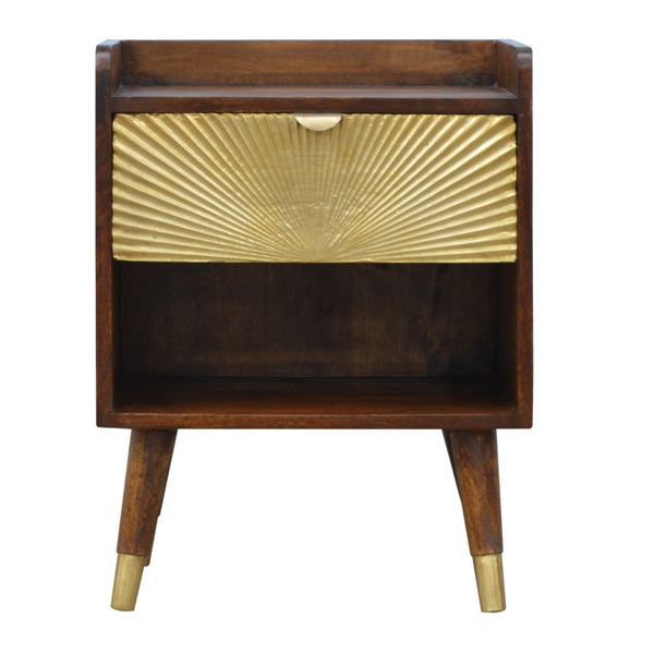 Manila Gold One Drawer nightstand