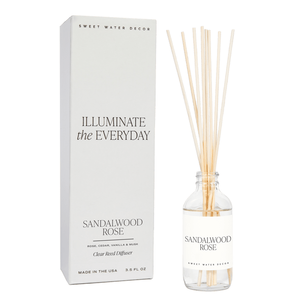 Sandalwood Rose Clear Reed Diffuser