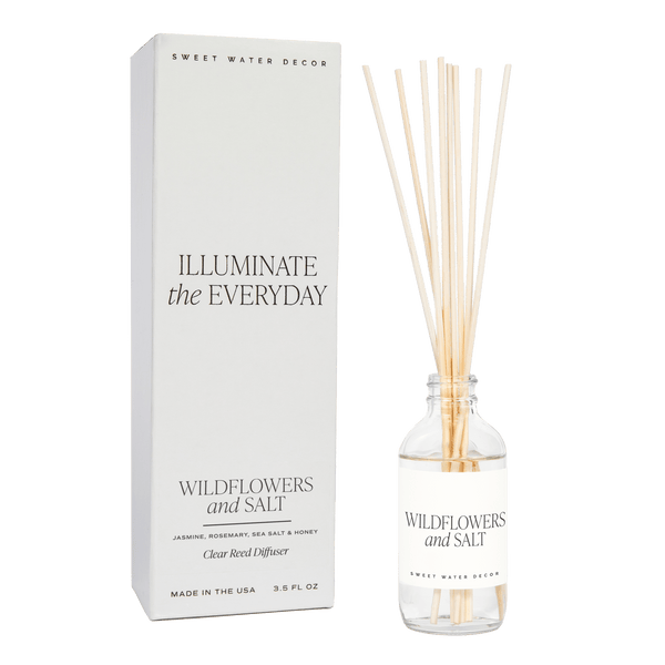 Wildflowers and Salt Clear Reed Diffuser