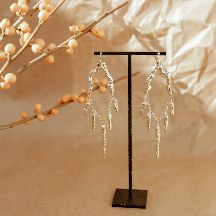 Ariella Earrings-EARRINGS-Rahya Jewelry Design-Pure Quartz-1