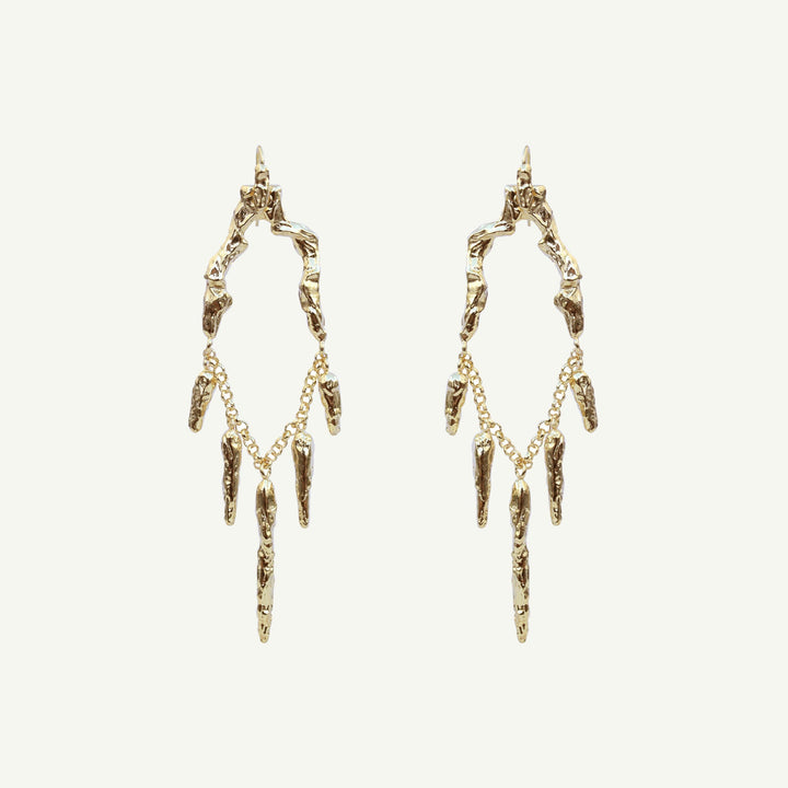 Ariella Earrings-EARRINGS-Rahya Jewelry Design-Pure Quartz-2