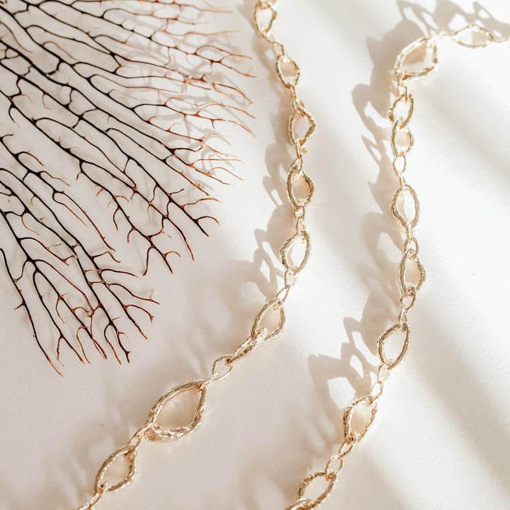 Asha Link Necklace-NECKLACES-Rahya Jewelry Design-Pure Quartz-3