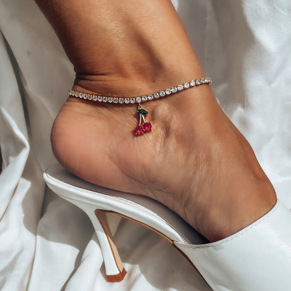 Cherry Ray Anklet-Anklet-HEYMAEVE-Pure Quartz-1