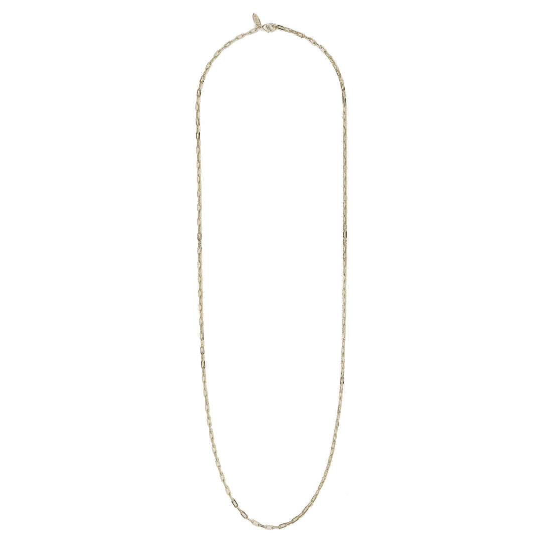 Claiborne Full Length Chain-NECKLACES-Rahya Jewelry Design-Pure Quartz-1