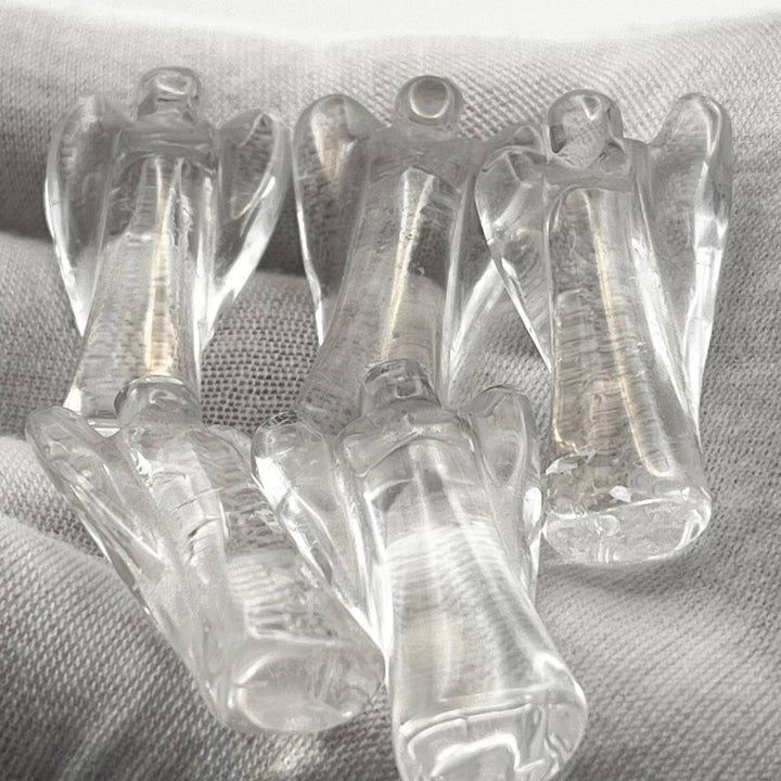 Clear Quartz Crystal Pocket Angel-Clear Quartz Angel-Pure Quartz-Pure Quartz-9