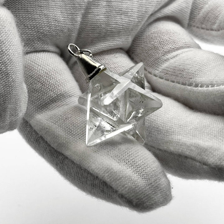 Clear Quartz Merkaba Star Pendant-Merkaba Pendent-Pure Quartz -Pure Quartz-10