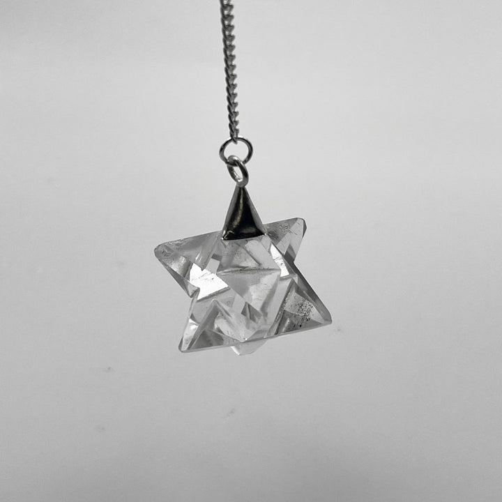 Clear Quartz Merkaba Star Pendant-Merkaba Pendent-Pure Quartz -Pure Quartz-2