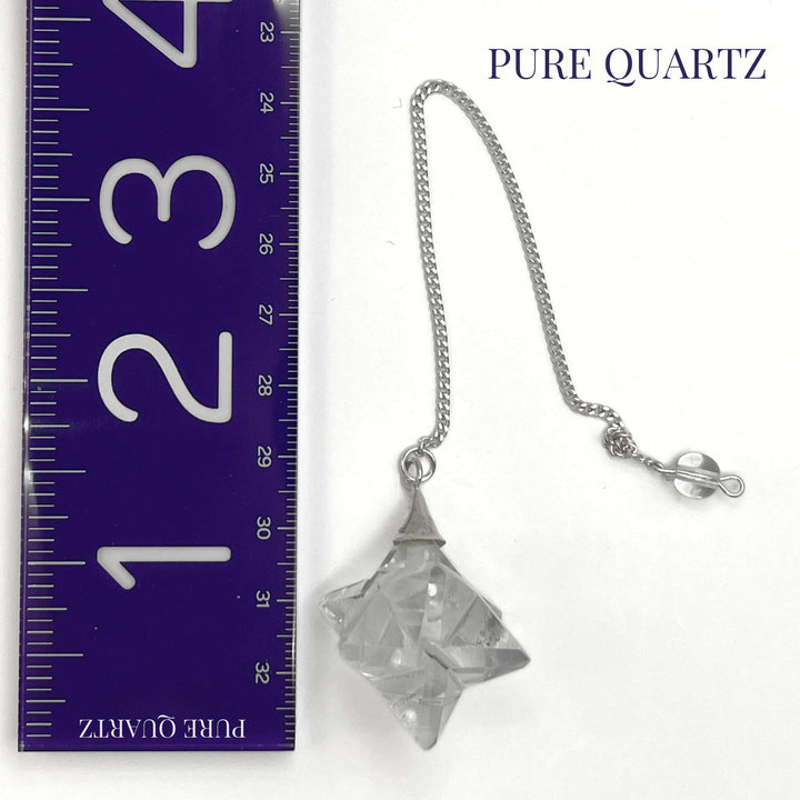 Clear Quartz Merkaba Star Pendant-Merkaba Pendent-Pure Quartz -Pure Quartz-4