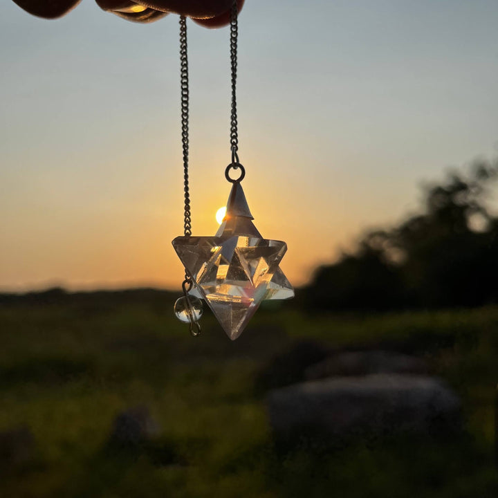 Clear Quartz Merkaba Star Pendant-Merkaba Pendent-Pure Quartz -Pure Quartz-6