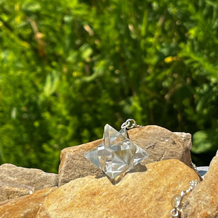 Clear Quartz Merkaba Star Pendant-Merkaba Pendent-Pure Quartz -Pure Quartz-8