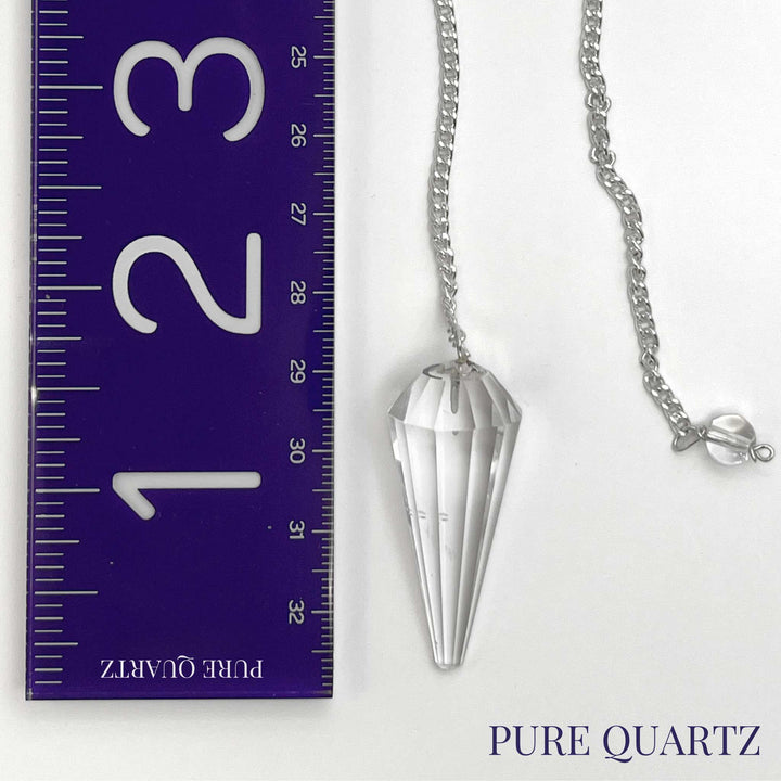 Clear Quartz Pear Shape Pendulum-Clear Quartz Pendulum-Pure Quartz-Pure Quartz-2