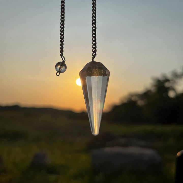 Clear Quartz Pear Shape Pendulum-Clear Quartz Pendulum-Pure Quartz-Pure Quartz-3