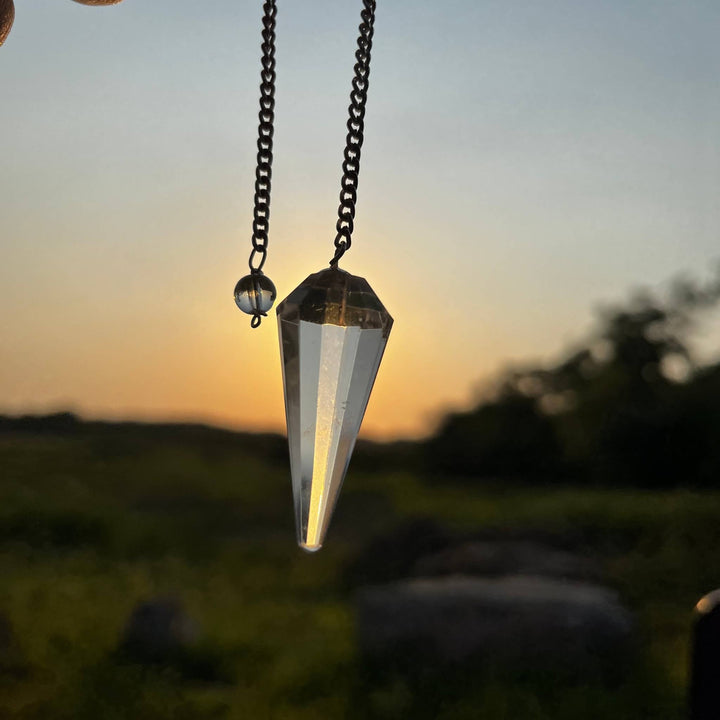 Clear Quartz Pear Shape Pendulum-Clear Quartz Pendulum-Pure Quartz-Pure Quartz-9