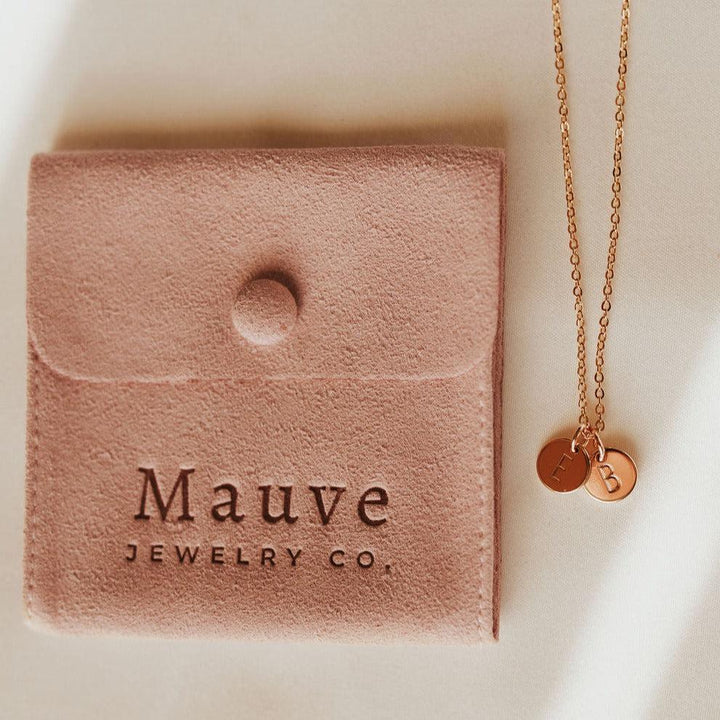 Initial Necklace-Necklaces-Mauve Jewelry Co.-Pure Quartz-10