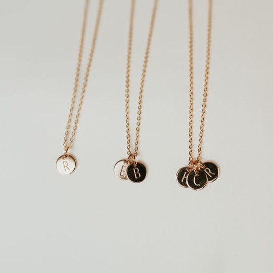 Initial Necklace-Necklaces-Mauve Jewelry Co.-Pure Quartz-7