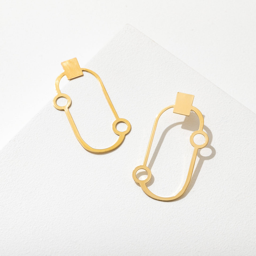 Jia Earrings-Earrings-Larissa Loden-Pure Quartz-1