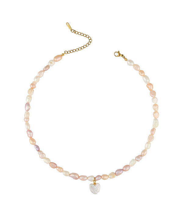 Lily Elsie Necklace-Necklace-HEYMAEVE-Pure Quartz-1