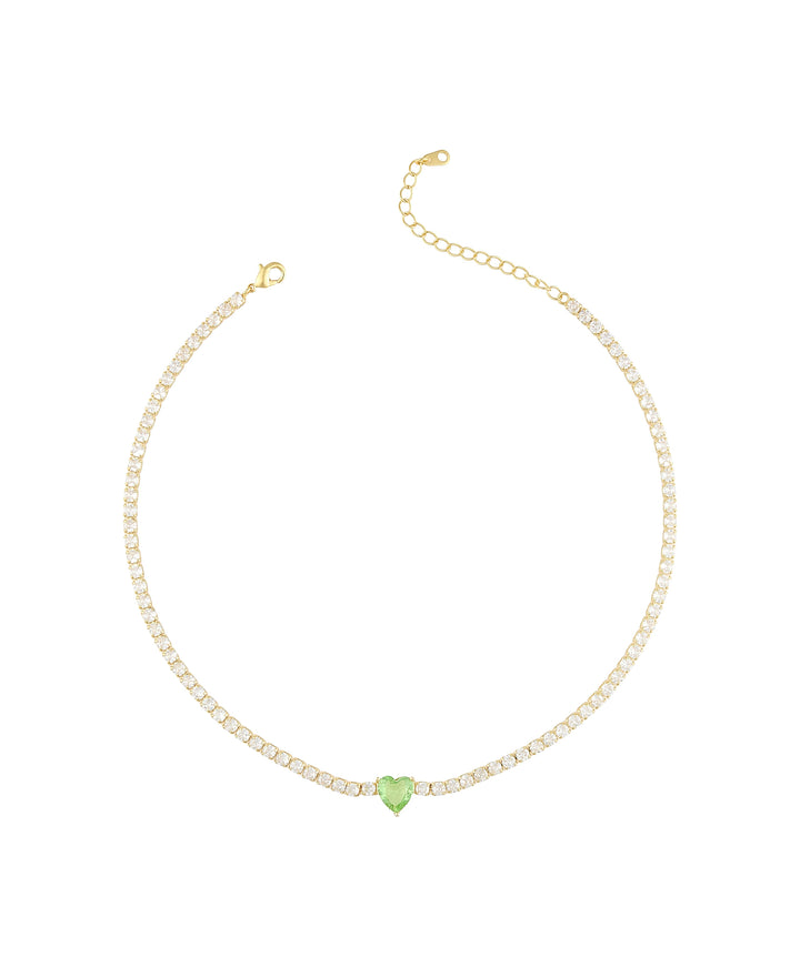 Love Actually Choker (Garden Green)-Necklace-HEYMAEVE-Pure Quartz-1