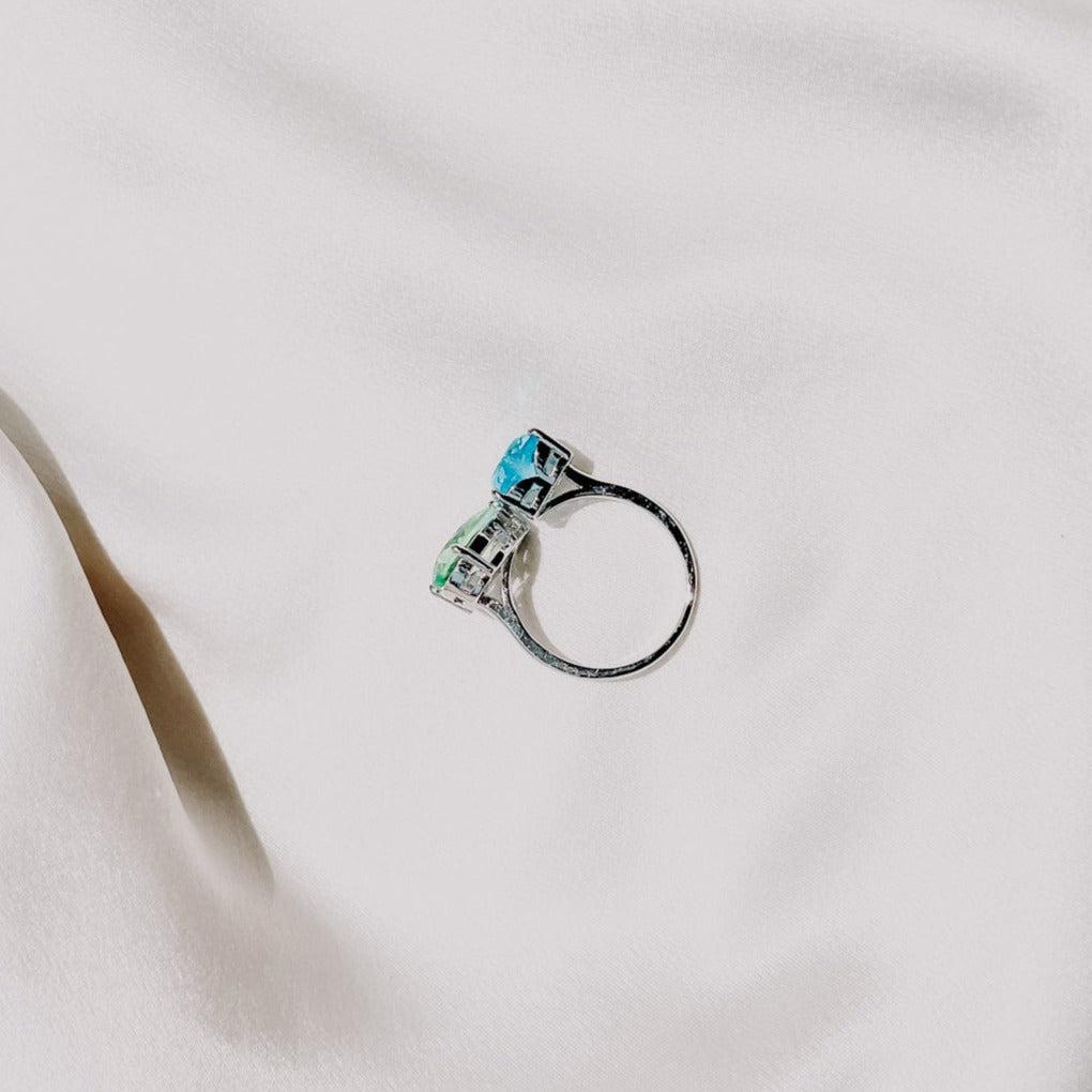 Love Like This Ring (Sky Blue Platinum)-Ring-HEYMAEVE-Pure Quartz-2