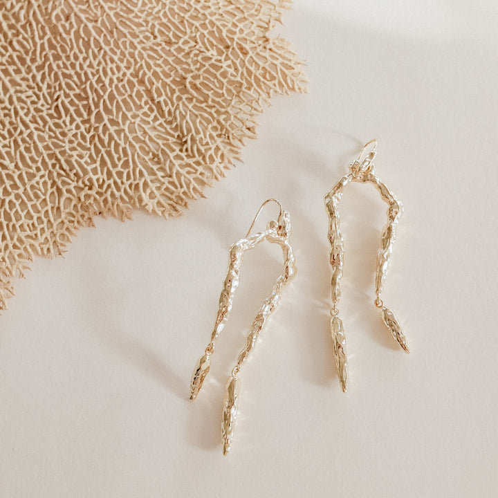 Macaria Earrings-EARRINGS-Rahya Jewelry Design-Pure Quartz-3