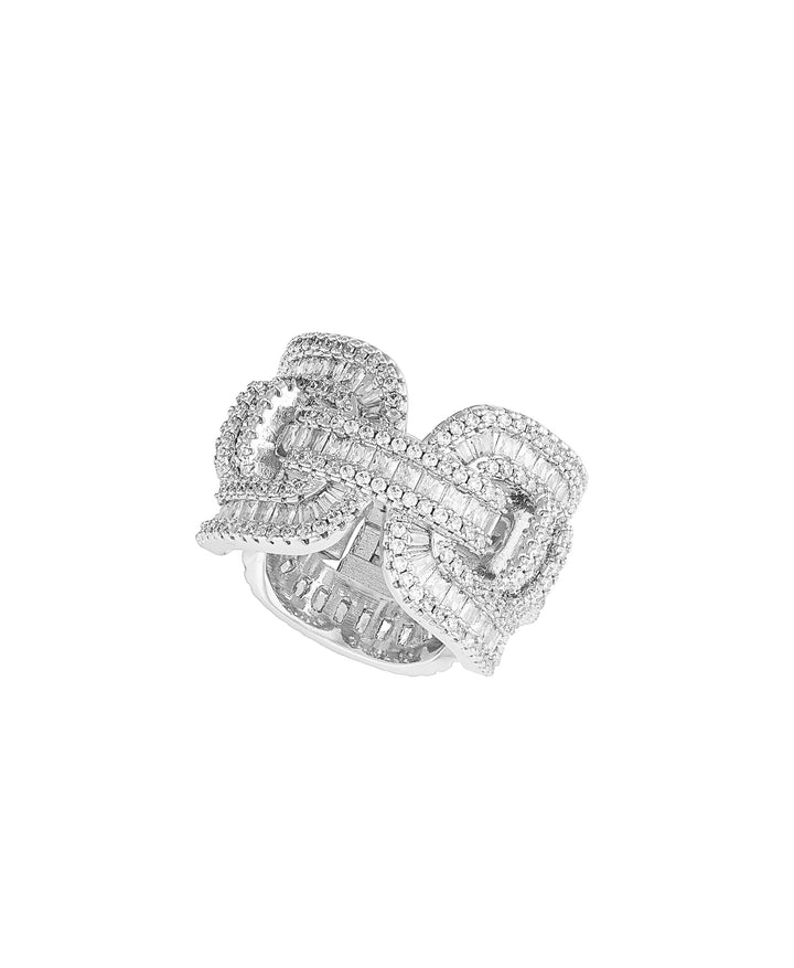 Southside Ring Platinum-HEYMAEVE-Pure Quartz-1